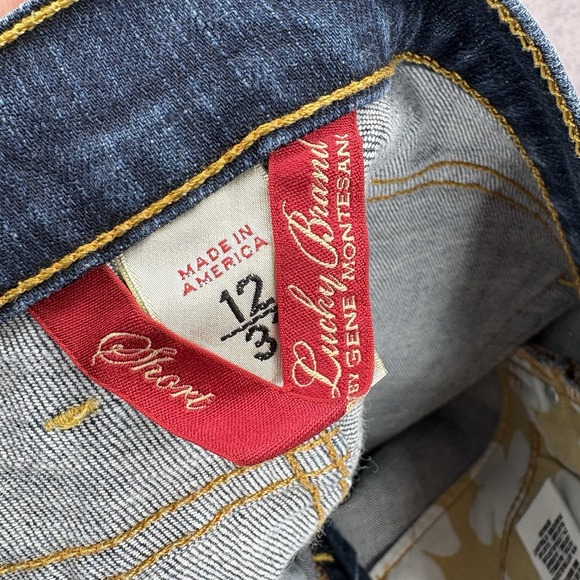 Lucky‎ Brand Shorts Womens 12 31 Bermuda Blue Made In Usa - Picture 4 of 6